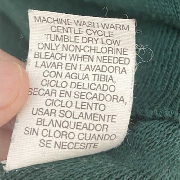 Vintage IZOD Green V-Neck Sweater Men’s L Crest Logo USA Preppy Knit - Picture 6 of 7